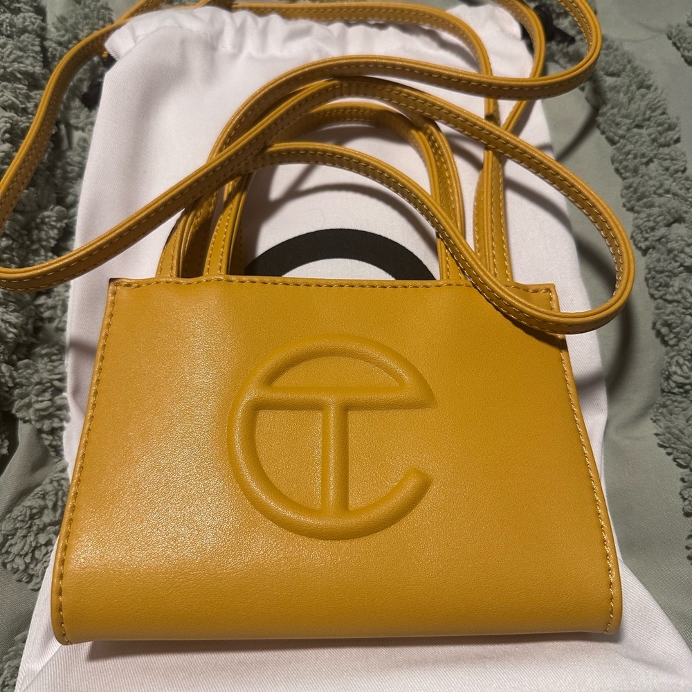 Brand new mustard Telfar bag